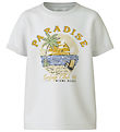 T-Shirt Name It - NkmVux - Bright White/Paradise Club