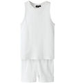 LMTD Pyjama set - NlfNomina - Shorts/Onderhemd - Bright White
