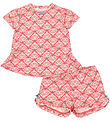 Konges Sløjd Set - T-shirt/Shorts - Famo Frill - Lacy Lace