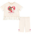 Konges Sløjd Shorts Set - T-shirt/Bicycle Shorts - Marah - Dew