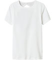 Name It T-skjorte - Rib - NkfJalgos - Bright White