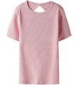 Name It T-skjorte - Rib - NkfJalgos - Cameo Rosa