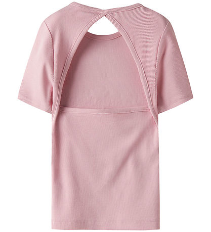 Name It T-skjorte - Rib - NkfJalgos - Cameo Rosa