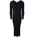 Hound Dress - Rib - Viscose/Nylon - Black
