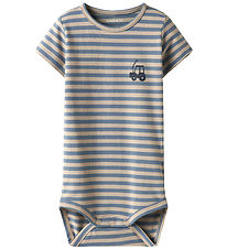 Name It Romper s/s - NbmJamoe - Blue Mirage