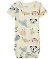 Name It Bodysuit s/s - Rib - NbnOsummer - Peyote Melange