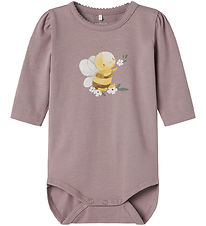 Name It Romper l/s - NbfJolanta - Purple Dove