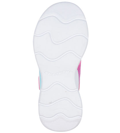 Skechers Shoes w. Lights - Wavy Beams - Pink/Multi