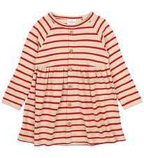 The New Siblings Jurk - Gebreid - TnstNat - Poppy Rood Striped