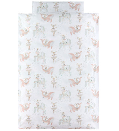 Nørgaard Madsens Bedding - Baby - White w. Ballet Mus