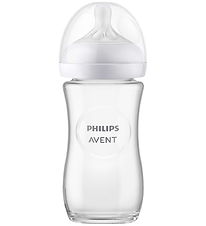 Philips Avent Feeding Bottle - Glass - Natural Response - 240 mL