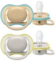 Philips Avent Pacifiers - 2-Pack - Ultra Air - White/Yellow