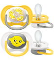 Philips Avent Pacifiers - 2-Pack - Ultra Air - White/Yellow w. P