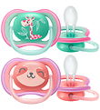 Philips Avent Pacifiers - 2-Pack - Ultra Air - Pink/Green w. Pri