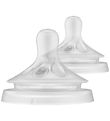 Philips Avent Baby Bottle Nipples - 2-Pack - Natural Response - 