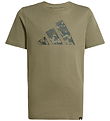 adidas Performance T-shirt - J Camo T - Olive