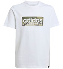 adidas Performance T-shirt - B Camo Lin - White