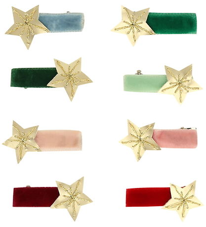 Meri Meri Hair clip - 8-Pack - 3.5 cm - Gold Star
