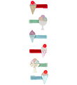Meri Meri Haarspange - 6er-Pack - 4 cm - Ice Cream