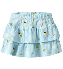 Name It Skirt - NmfVigga - Cool Blue/Bubblebee