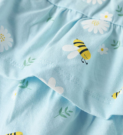 Name It Skirt - NmfVigga - Cool Blue/Bubblebee