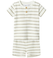 Name It Shorts Set - Shorts/T-Shirt - NbnOterry - Cloud Danser