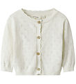 Lil' Atelier Cardigan - Stickad - NbfGliva - Coconut Mjölk