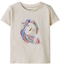 Name It T-Shirt - NmfDarlingas - Peyote Melange