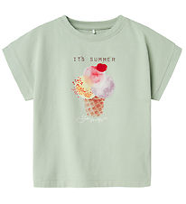 Name It T-Shirt - NmfJosephina - Aqua Grijs
