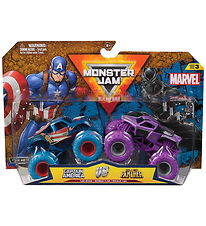 Monster Jam Truck - 1:64 - Marvel - 2-pack - Captain America mot