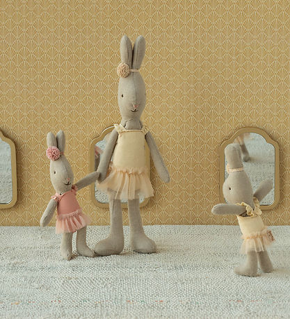 Maileg Hare - Micro - Leotard And Tulle Skirt - Pink