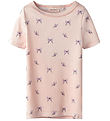 Lil' Atelier T-shirt - NmfGayo - Peach Blush/Bow Tie
