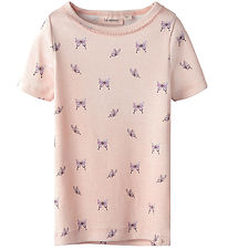 Lil' Atelier T-Shirt - NmfGayo - Peach Blush/Vlinderdas