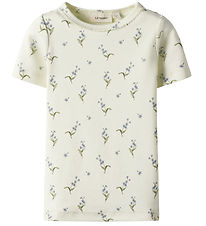 Lil Atelier T-Shirt - NmfGayo - Coconut Melk/Vergeet-me-nietje