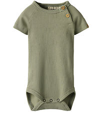 Lil' Atelier Romper s/s - Rib - NbmGago - Zeegras