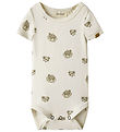 Lil' Atelier Bodysuit s/s - NbmGayo - Coconut Milk/Frog