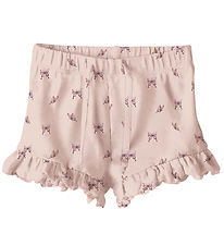 Lil' Atelier Shorts - NbfGayo - Peach Blush/Bow Tie