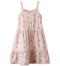 Lil' Atelier Jurk - NmfGayo - Peach Blush/Vlinderdas