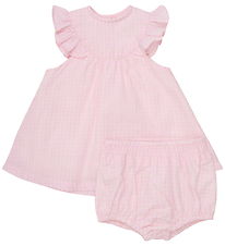 Minymo Dress w. Bloomers - Light Rose