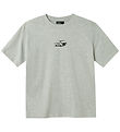 LMTD T-shirt - NlmShostar - Light Grey Melange/Car