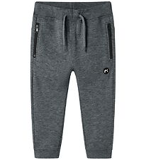 Name It Sweatpants - Nej - NmmVimo - Mörkgråmelerad