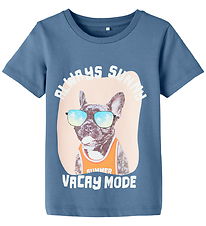Name It T-Shirt - NmmPfeodor - Quiet Haven m. Print