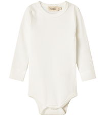 MarMar Bodysuit l/s - Rib - Modal - Noos - Gentle White