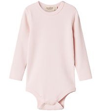 MarMar Bodysuit l/s - Rib - Modal - Noos - Pink