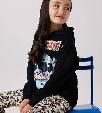 Name It Hoodie - NkfJixiri - Stitch - Black