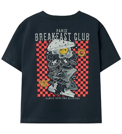 Name It T-Shirt - NmmDartin - Ombre Blue/Ontbijtclub