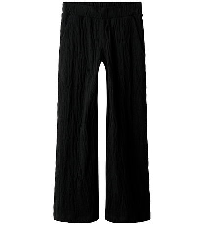 Name It Trousers - Wide - NkfDoris - Black