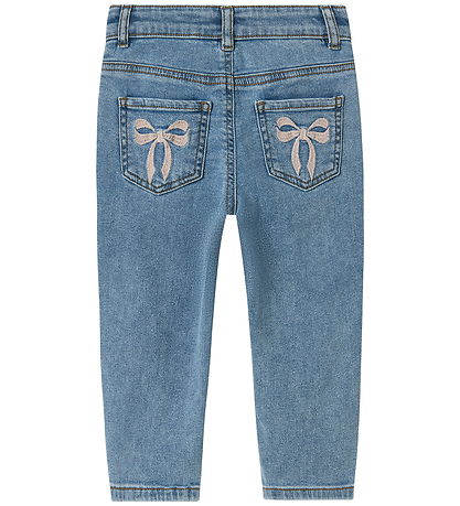 Name It Jeans - Noos - NmfBella - Medium+ Blue Denim/Bom Embroid