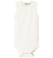 MarMar Bodysuit Sleeveless - Rib - Sleeveless - Noos - Gentle Wh