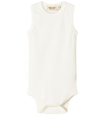 MarMar Bodysuit Sleeveless - Rib - Sleeveless - Noos - Gentle Wh